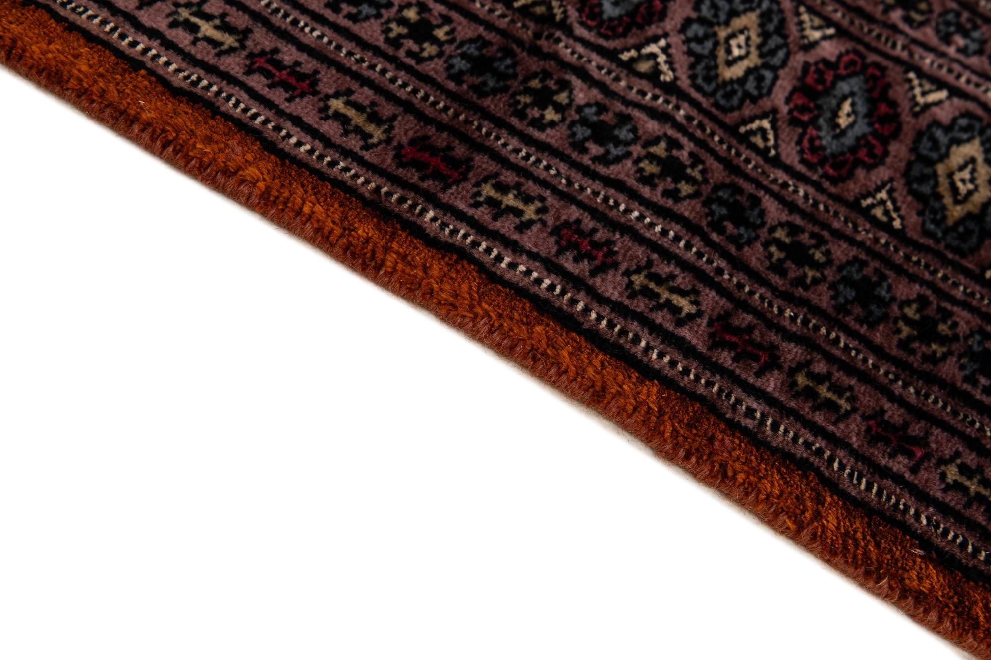 4' x 5' 3 Hand Knotted Bokhara Oriental Wool Rug