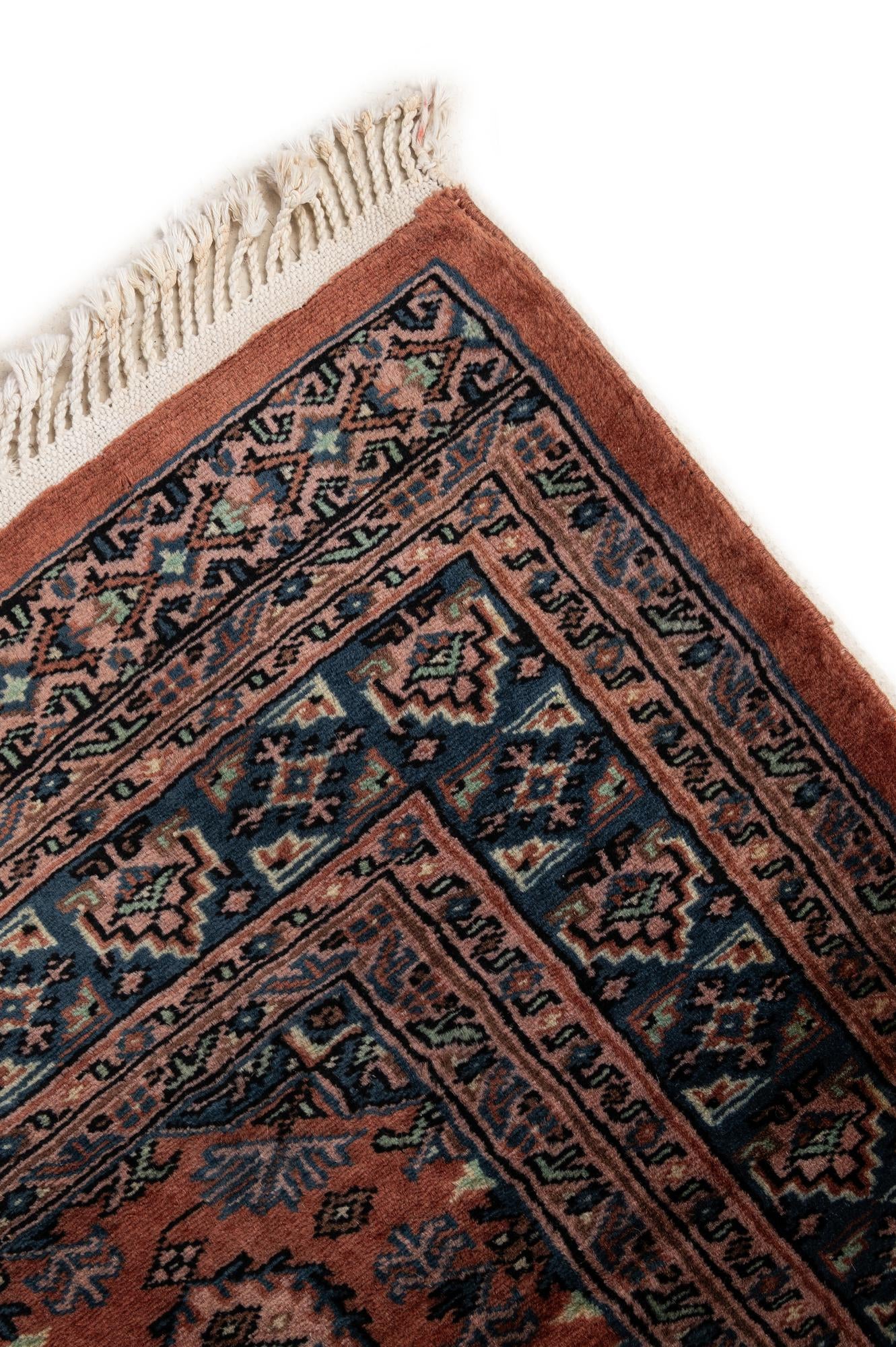4' 5 x 6' 2 Hand Knotted Bokhara Oriental Wool Rug