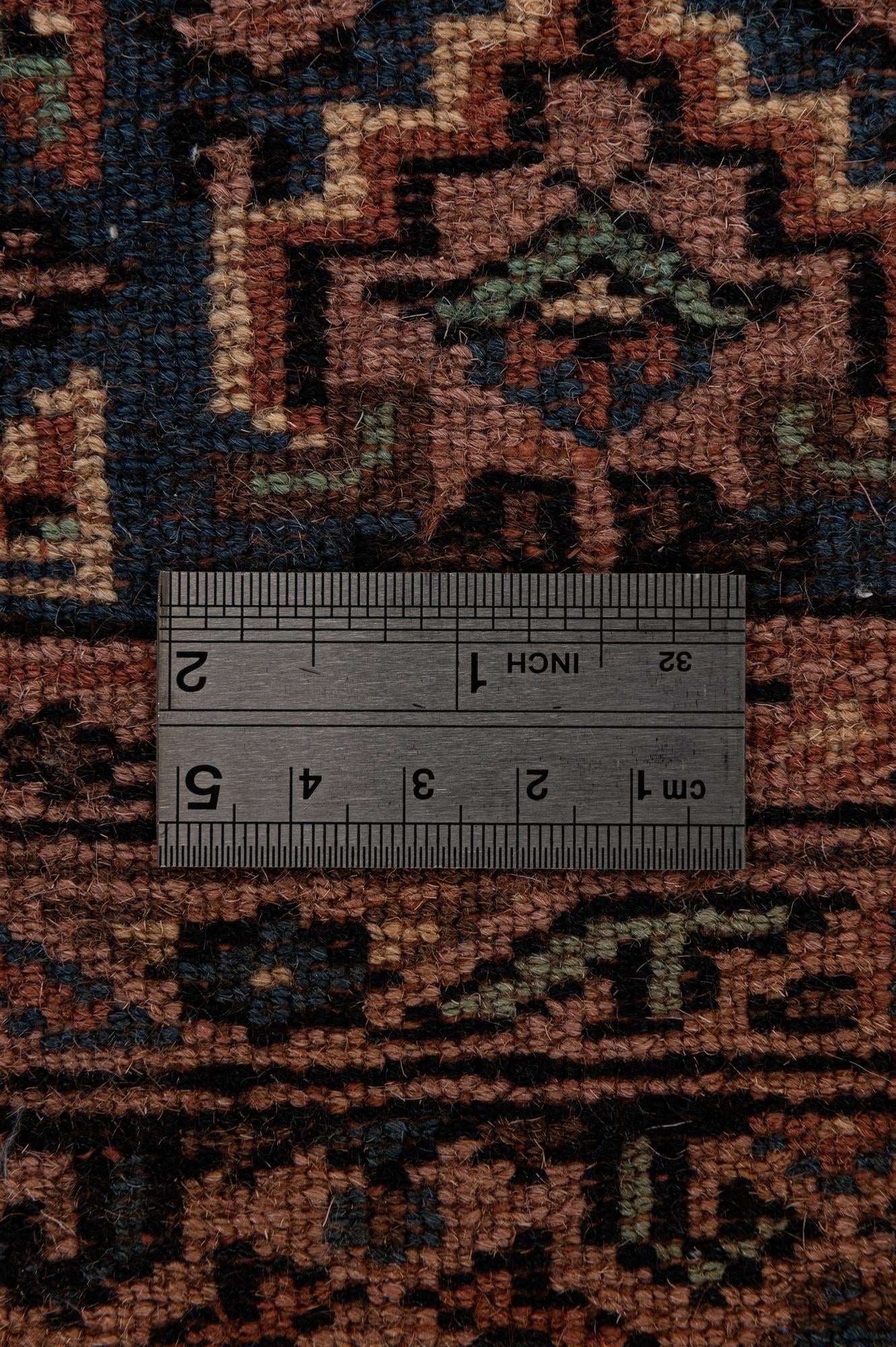 4' 5 x 6' 2 Hand Knotted Bokhara Oriental Wool Rug