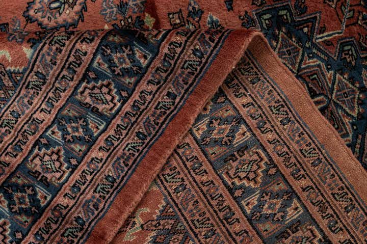 4' 5 x 6' 2 Hand Knotted Bokhara Oriental Wool Rug