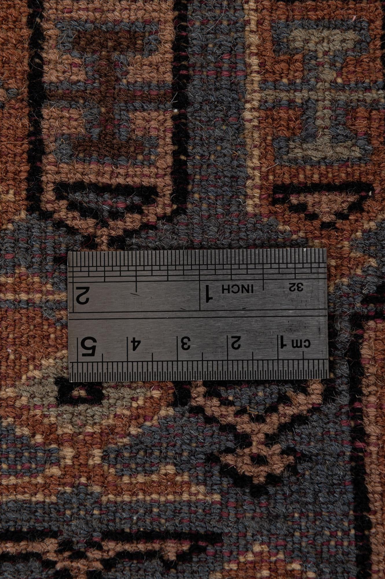 4' 3 x 5' 8 Hand Knotted Bokhara Oriental Wool Rug