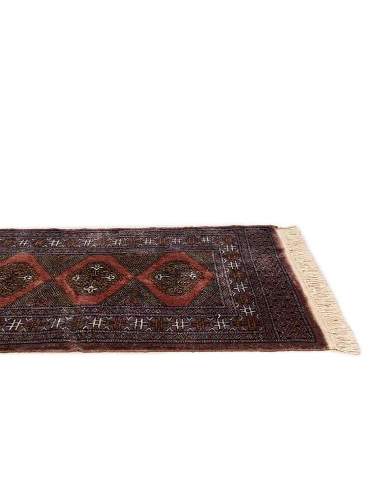 Detail image of 2' x 3' Hand Knotted Bokhara Oriental Wool Rug