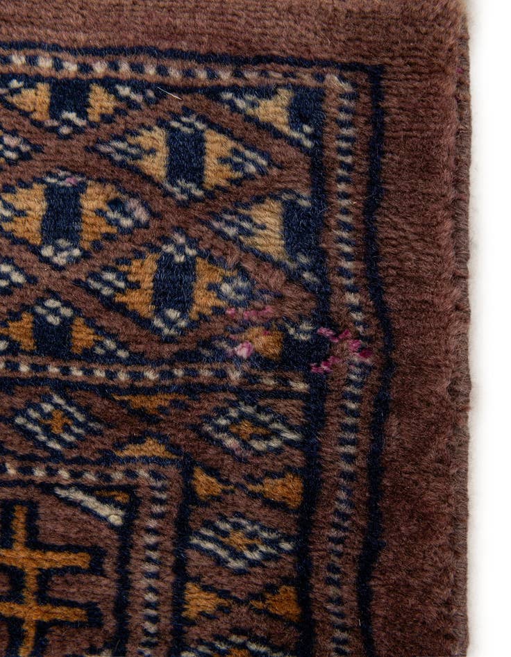 Detail image of 2' x 3' Hand Knotted Bokhara Oriental Wool Rug