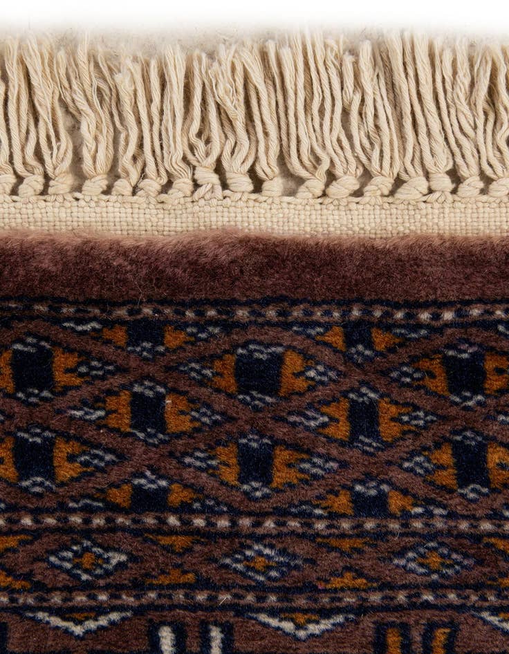 Detail image of 2' x 3' Hand Knotted Bokhara Oriental Wool Rug