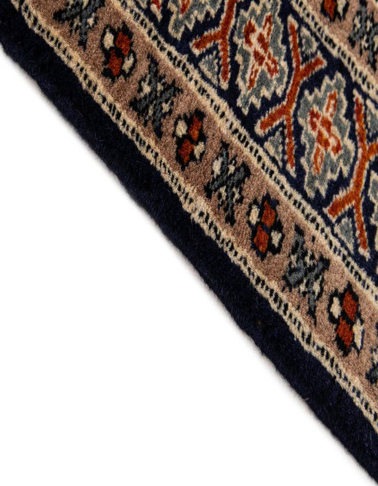 Detail image of 2' 8 x 4'  Hand Knotted Bokhara Oriental Wool Rug