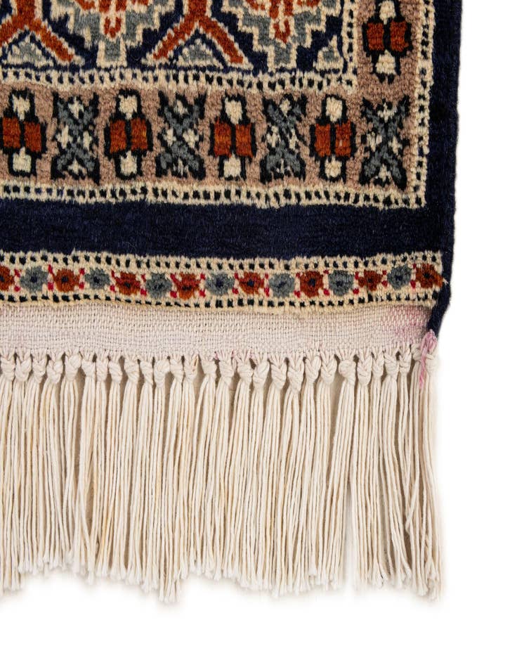 Detail image of 2' 8 x 4'  Hand Knotted Bokhara Oriental Wool Rug