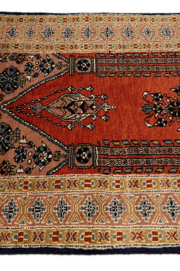 Detail image of 2' 8 x 4' 6 Hand Knotted Bokhara Oriental Wool Rug