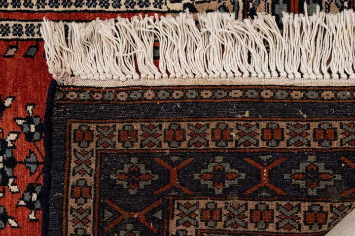 2' 7 x 4' 5 Hand Knotted Bokhara Oriental Wool Rug