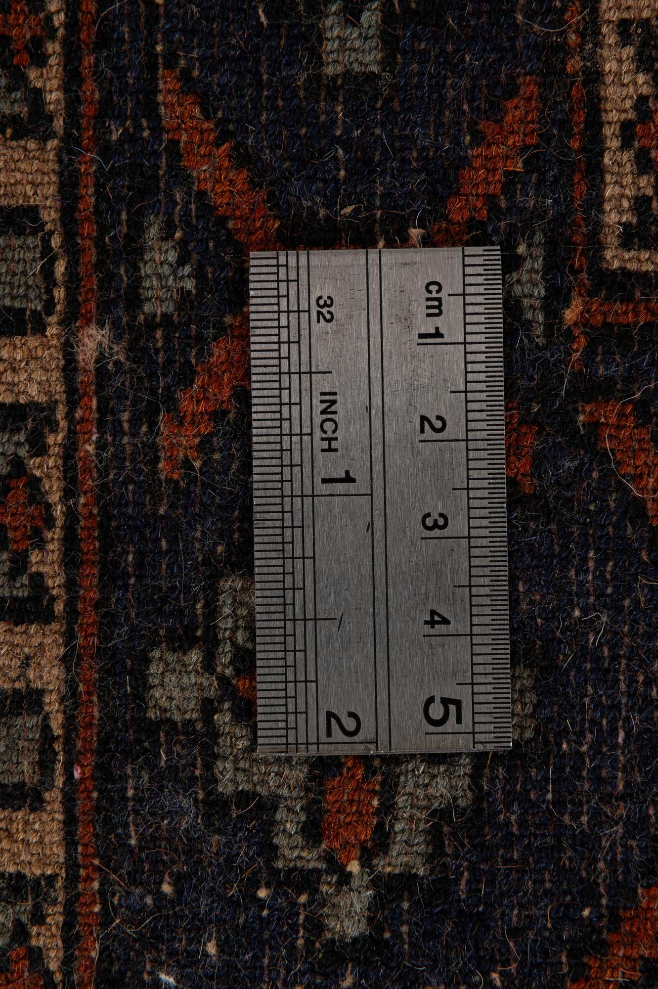 2' 7 x 4' 5 Hand Knotted Bokhara Oriental Wool Rug