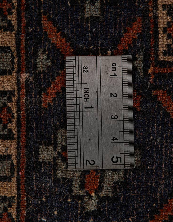 Detail image of 2' 7 x 4' 5  Hand Knotted Bokhara Oriental Wool Rug