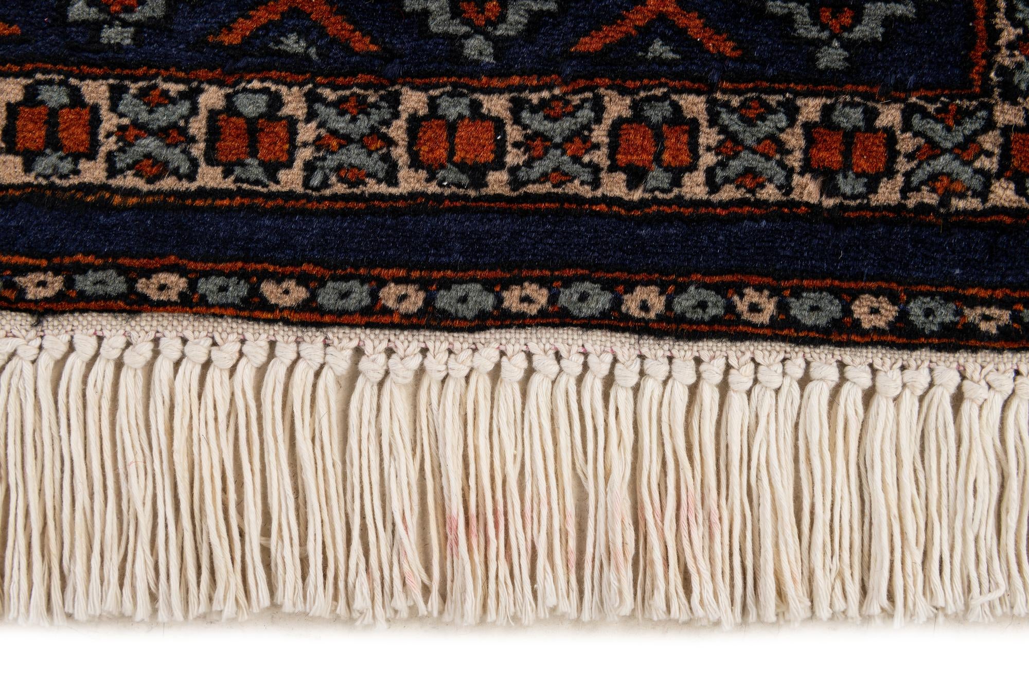 2' 7 x 4' 5 Hand Knotted Bokhara Oriental Wool Rug