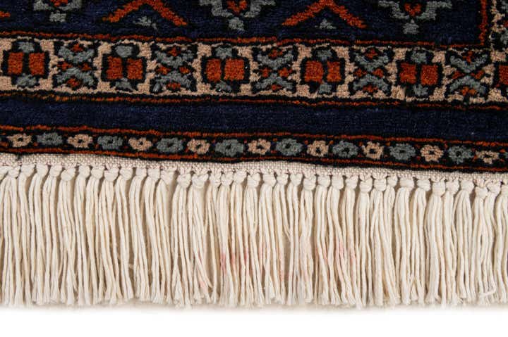 2' 7 x 4' 5 Hand Knotted Bokhara Oriental Wool Rug
