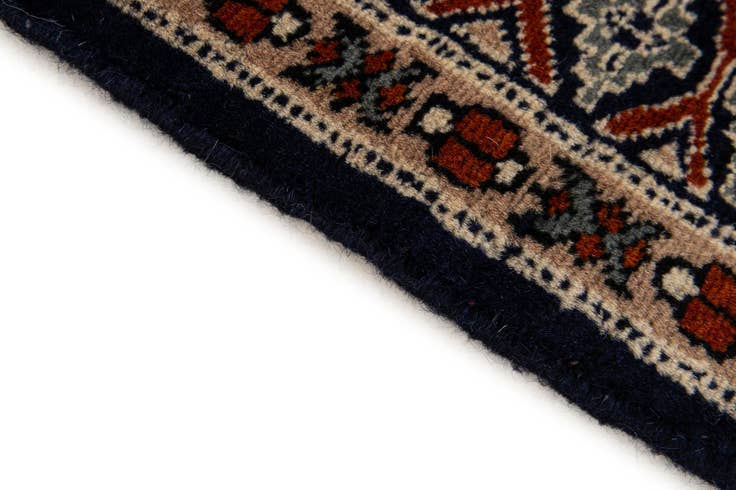 Detail image of 2' 8 x 4' 6 Hand Knotted Bokhara Oriental Wool Rug