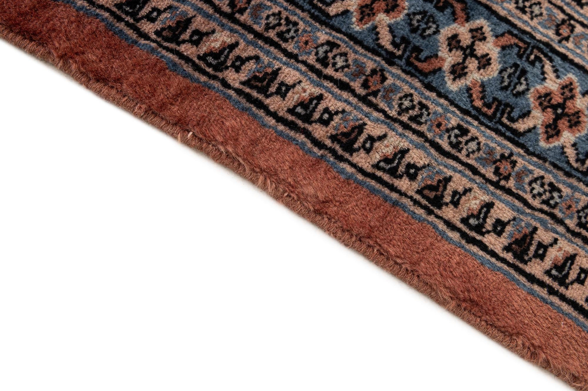 4' 3 x 6' 3 Hand Knotted Bokhara Oriental Wool Rug