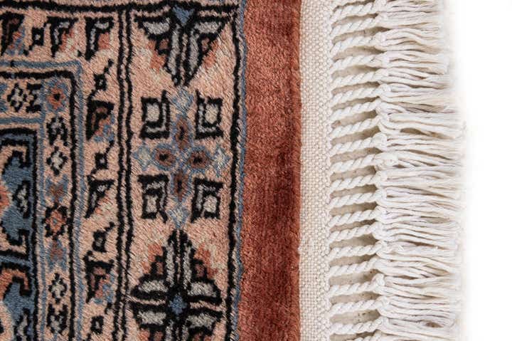 4' 3 x 6' 3 Hand Knotted Bokhara Oriental Wool Rug