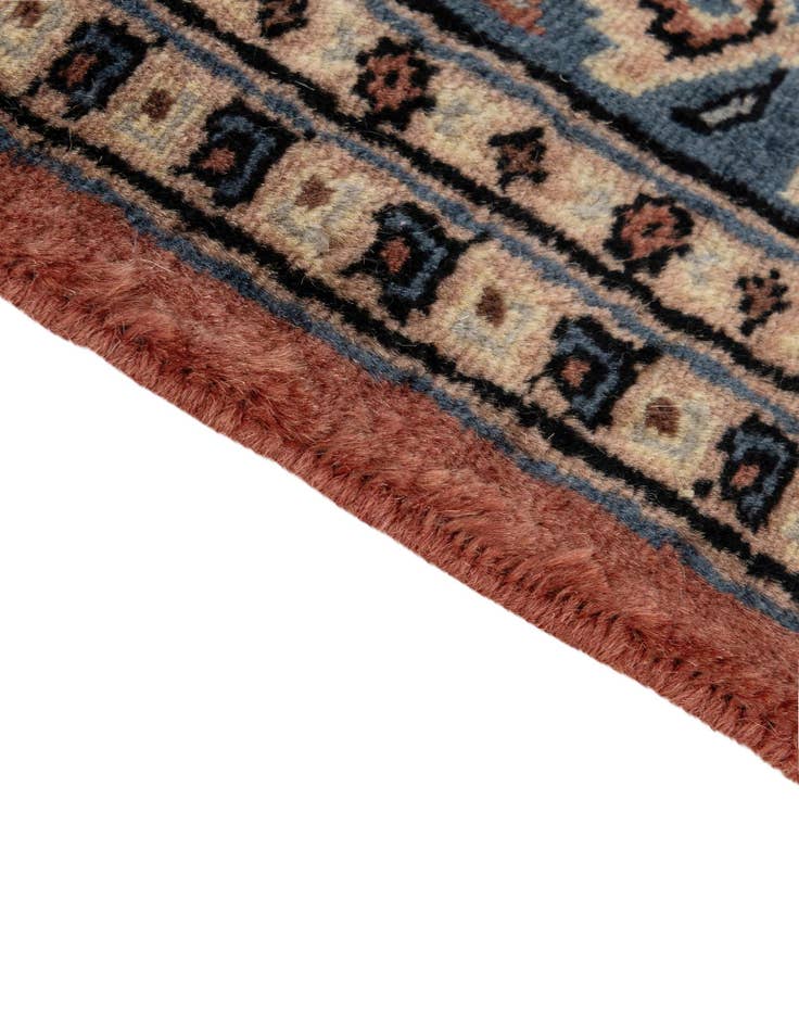 Detail image of 4' 2 x 6' 2 Hand Knotted Bokhara Oriental Wool Rug