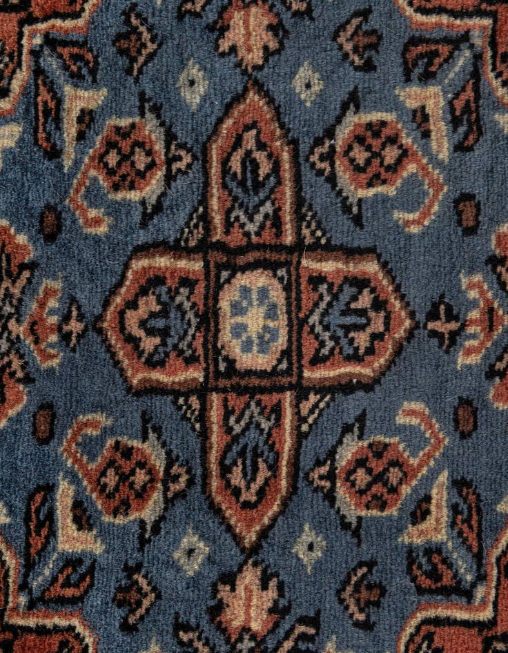Detail image of 4' 2 x 6' 2  Hand Knotted Bokhara Oriental Wool Rug