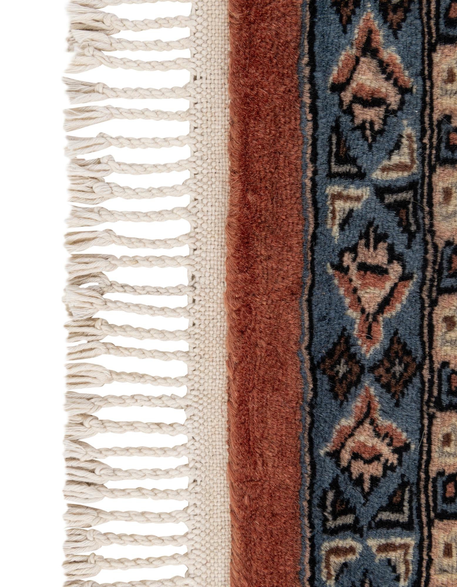 4' 2 x 6' 2 Hand Knotted Bokhara Oriental Wool Rug
