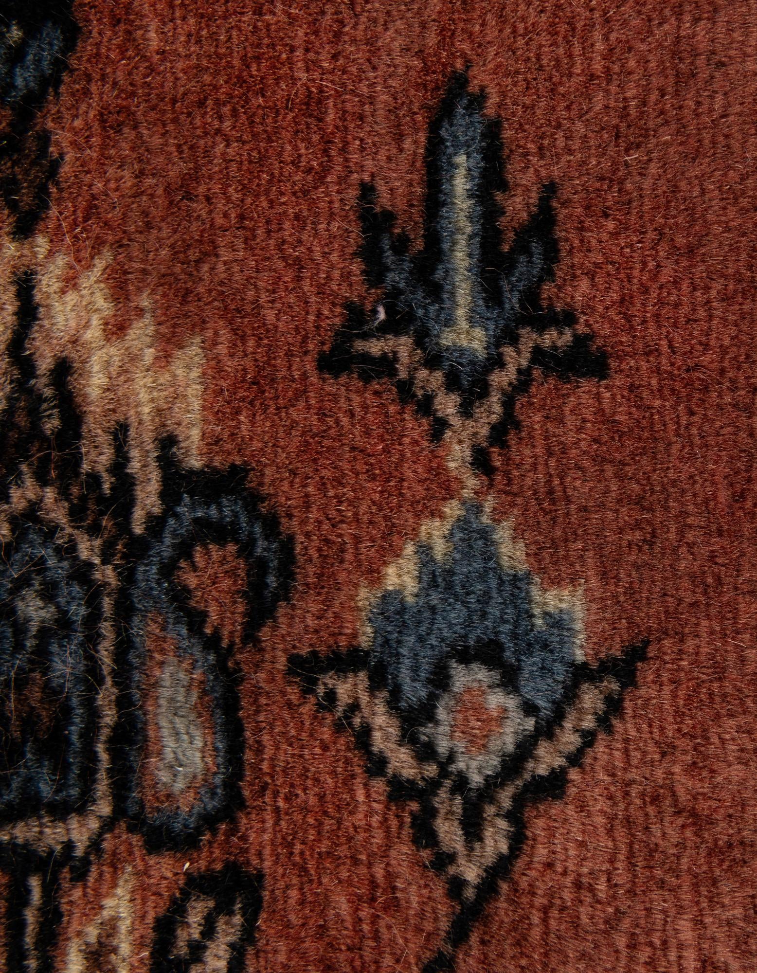 4' 2 x 6' 2 Hand Knotted Bokhara Oriental Wool Rug