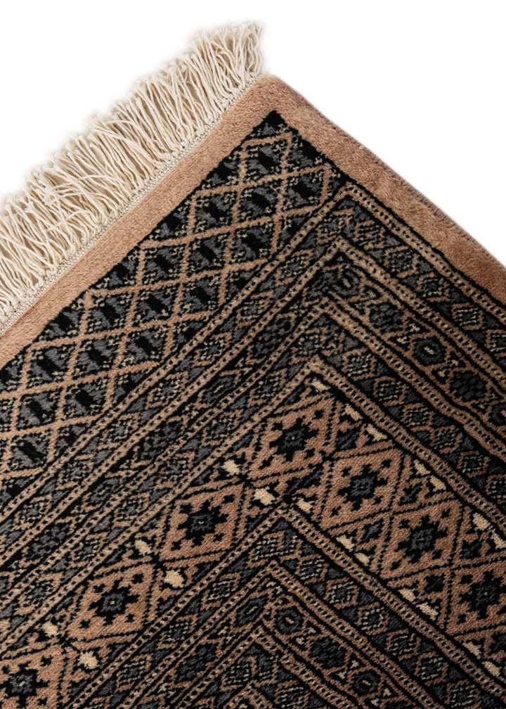 4' 2 x 5' 11 Hand Knotted Bokhara Oriental Wool Rug