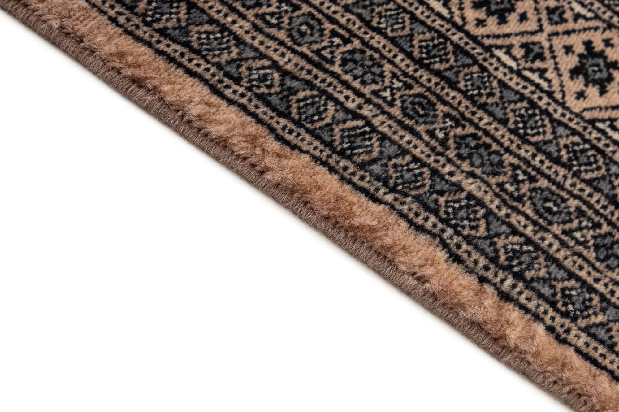 4' 2 x 5' 11 Hand Knotted Bokhara Oriental Wool Rug