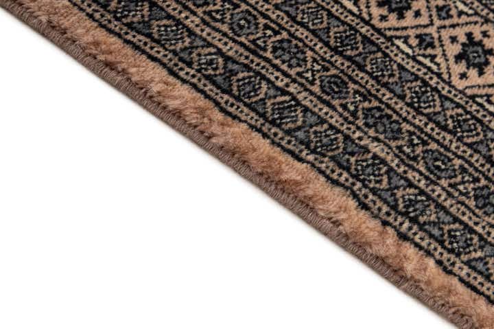 4' 2 x 5' 11 Hand Knotted Bokhara Oriental Wool Rug