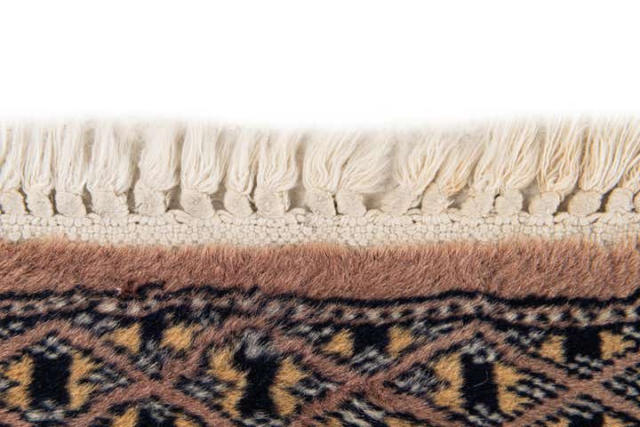 2' 7 x 4' 1 Hand Knotted Bokhara Oriental Wool Rug