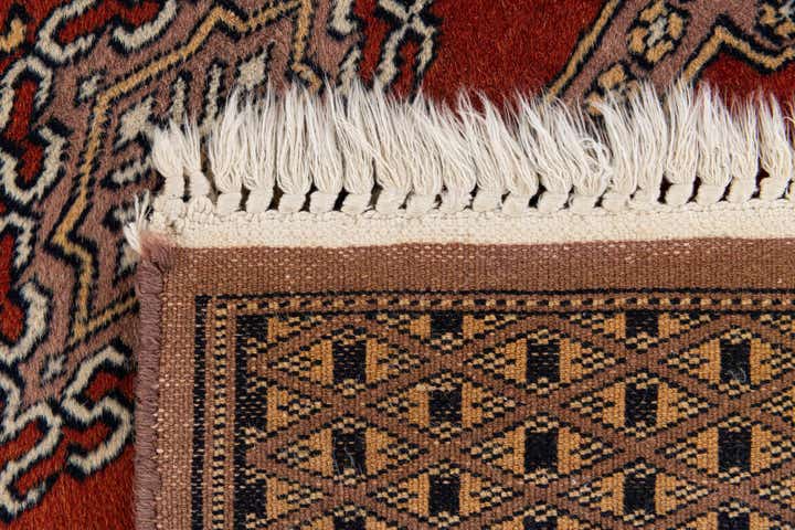 2' 7 x 4' 1 Hand Knotted Bokhara Oriental Wool Rug