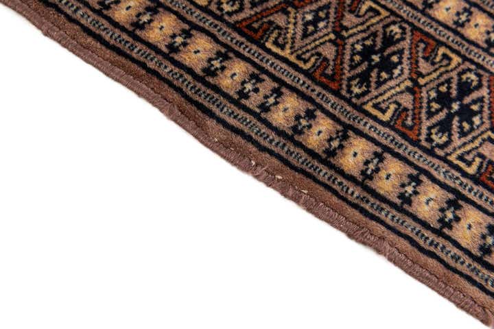 2' 7 x 4' 1 Hand Knotted Bokhara Oriental Wool Rug