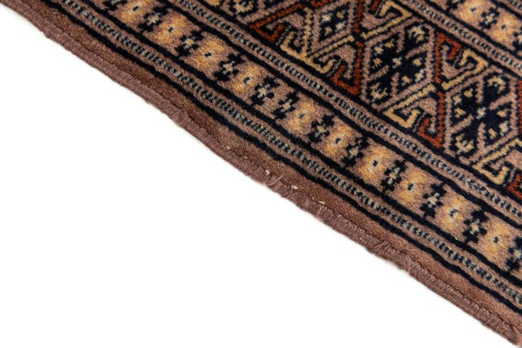 Detail image of 2' 7 x 4' 1 Hand Knotted Bokhara Oriental Wool Rug