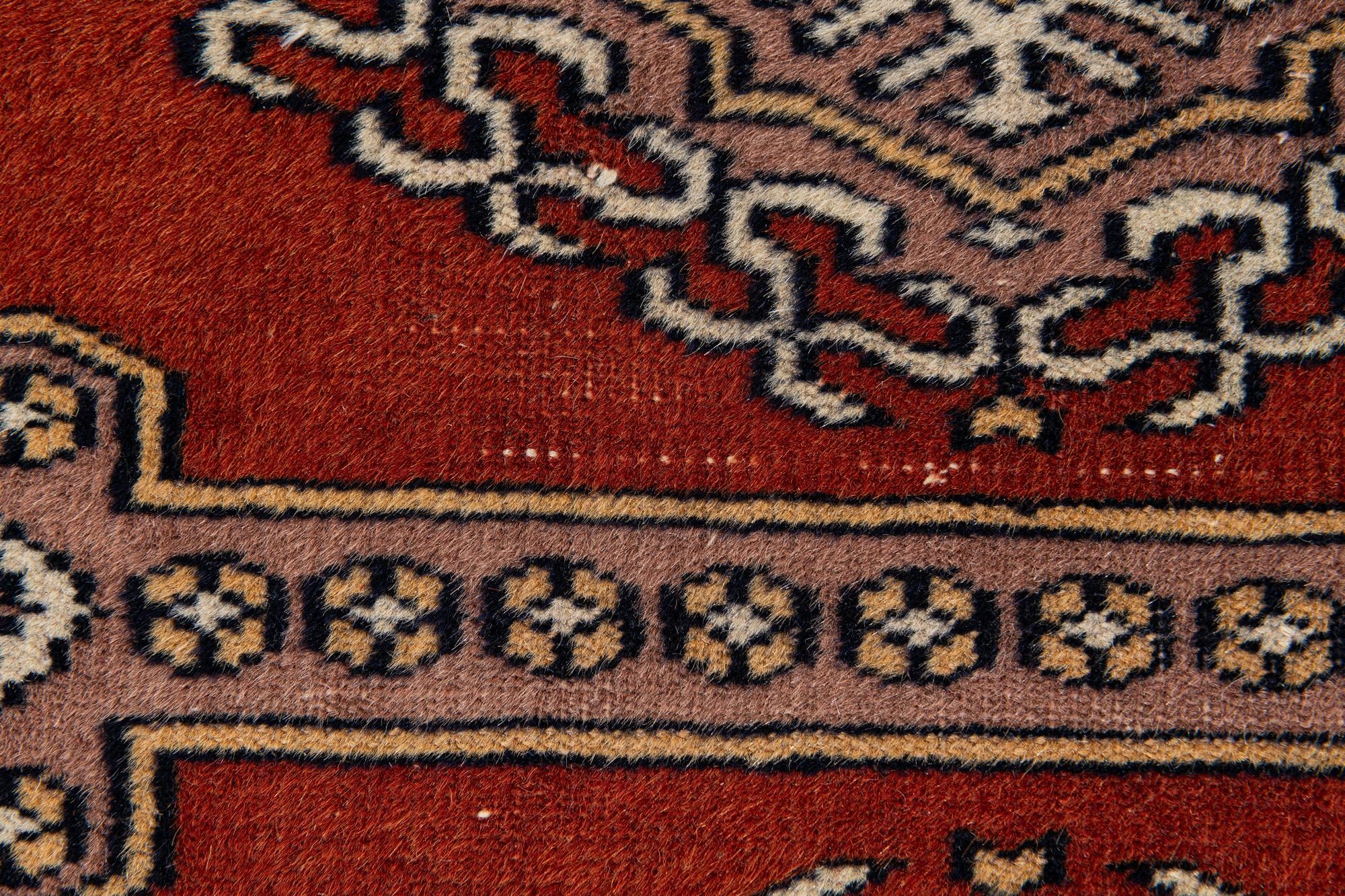 2' 7 x 4' 1 Hand Knotted Bokhara Oriental Wool Rug