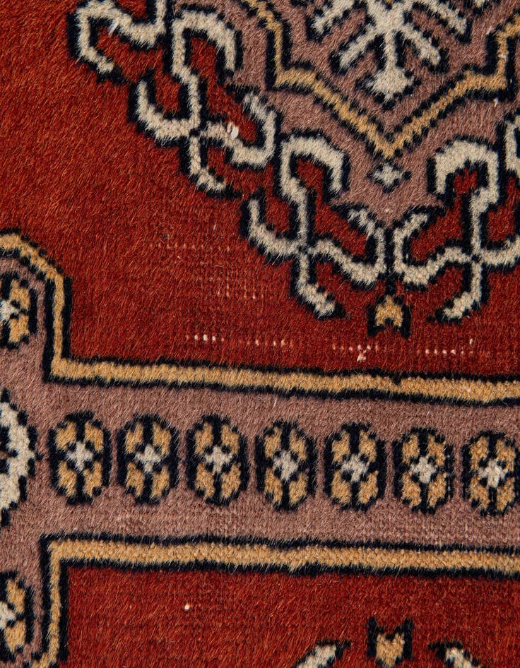 Detail image of 2' 7 x 4' 1  Hand Knotted Bokhara Oriental Wool Rug