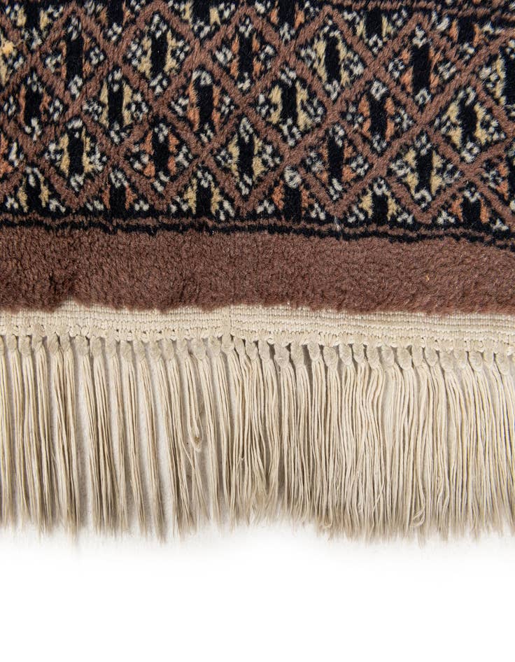 Detail image of 3' 1 x 4' 9  Hand Knotted Bokhara Oriental Wool Rug