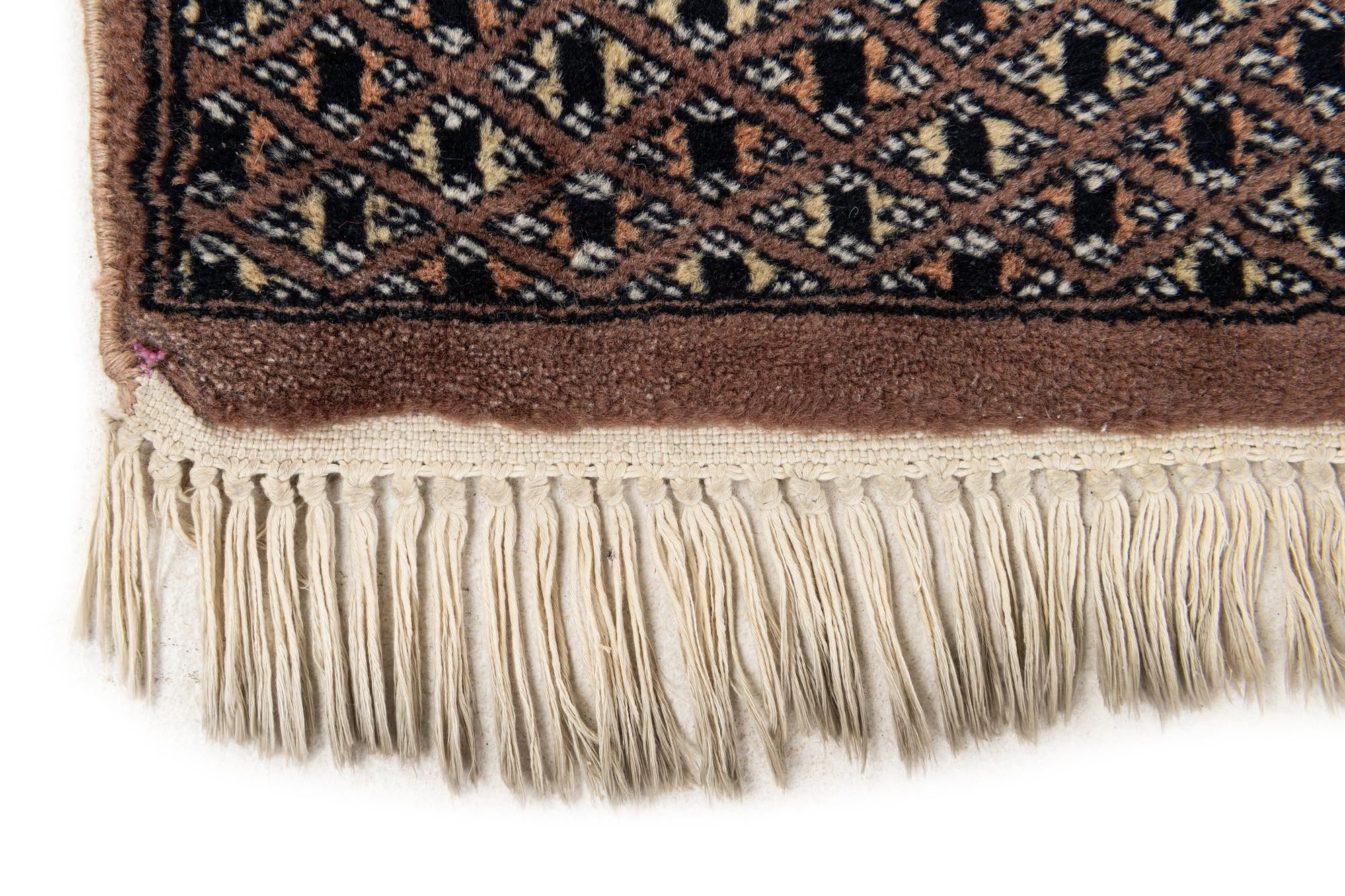 3' 1 x 4' 9 Hand Knotted Bokhara Oriental Wool Rug