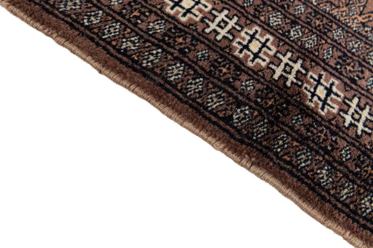 Detail image of 3' 1 x 4' 9 Hand Knotted Bokhara Oriental Wool Rug