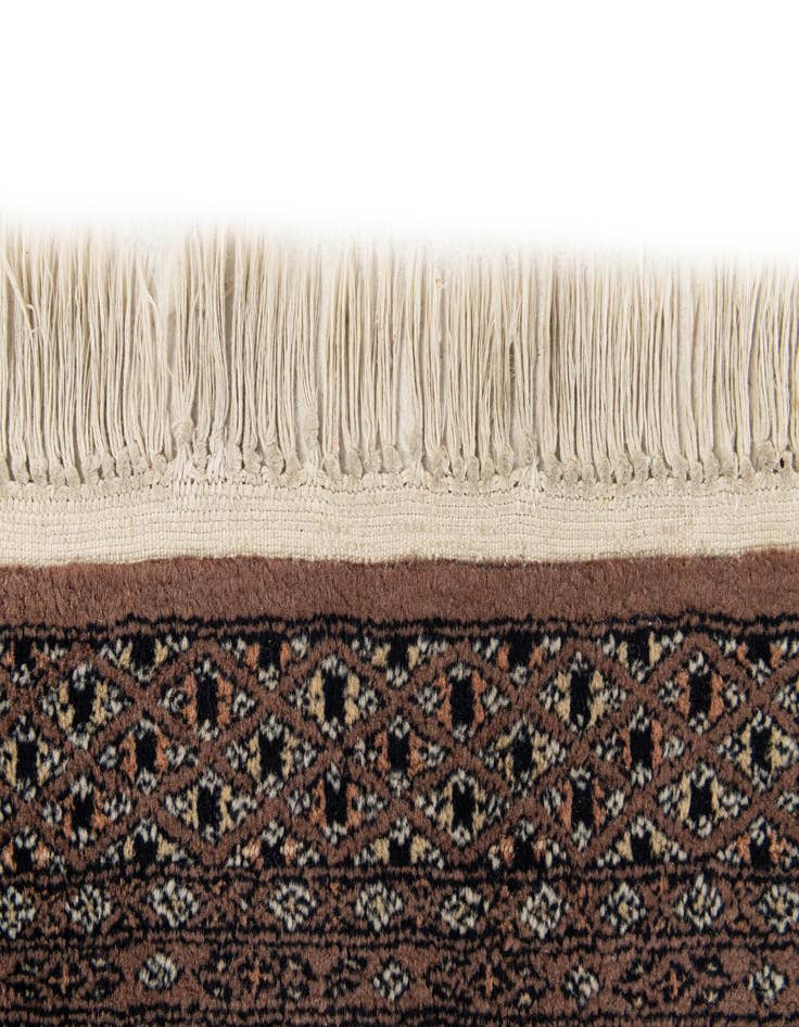 Detail image of 3' 1 x 4' 9  Hand Knotted Bokhara Oriental Wool Rug