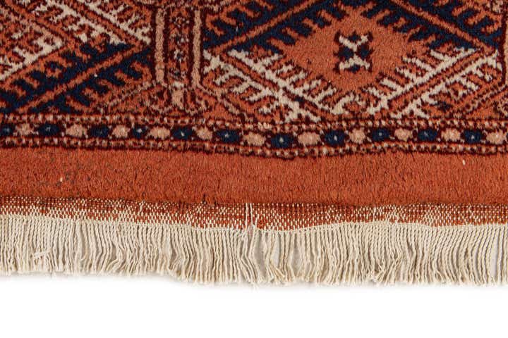 6' 3 x 10' 1 Hand Knotted Bokhara Oriental Wool Rug