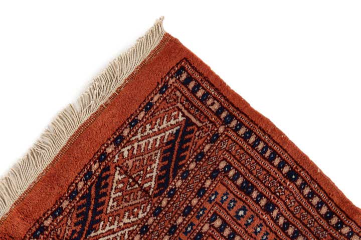 6' 3 x 10' 1 Hand Knotted Bokhara Oriental Wool Rug