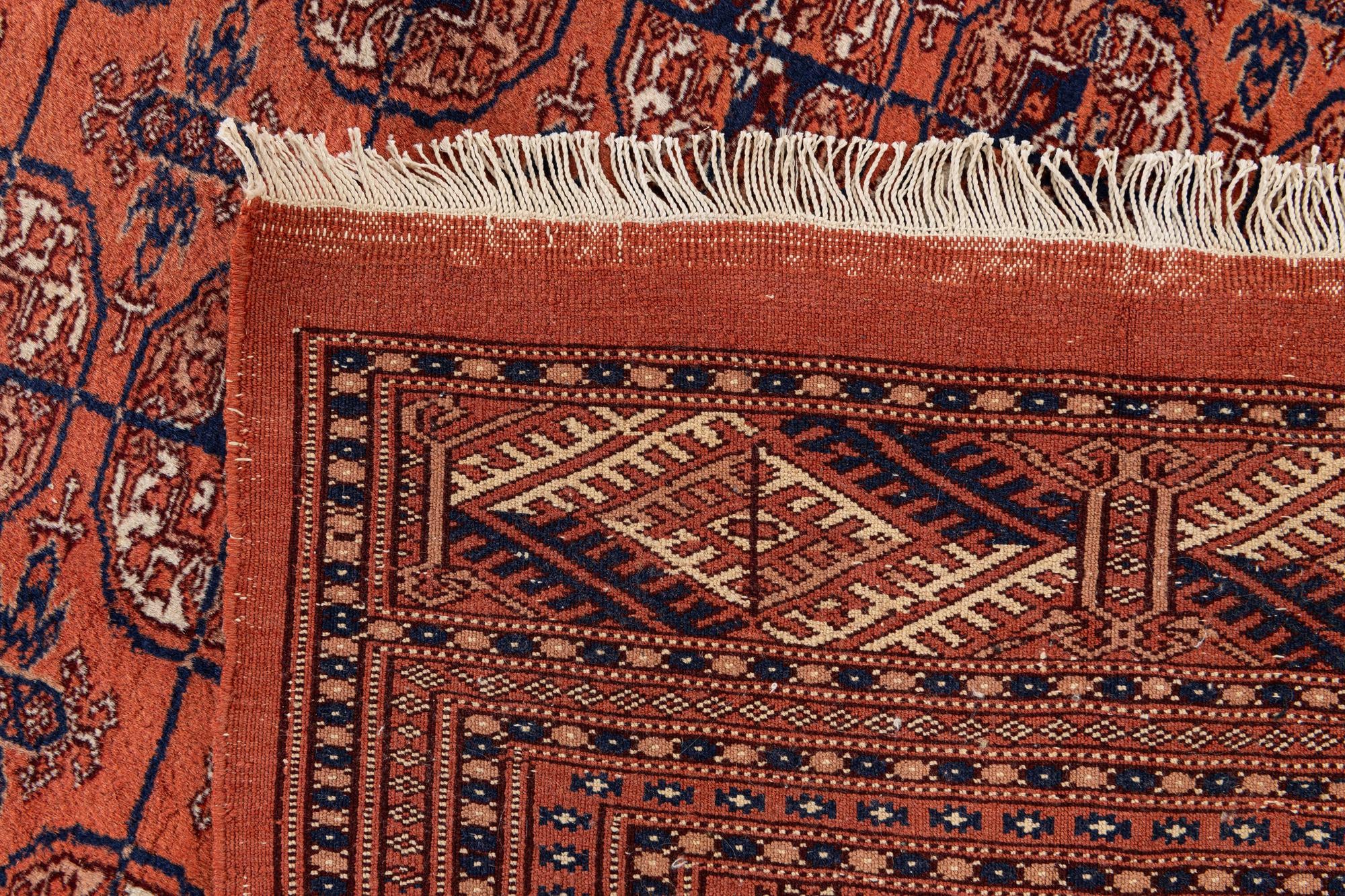 6' 3 x 10' 1 Hand Knotted Bokhara Oriental Wool Rug