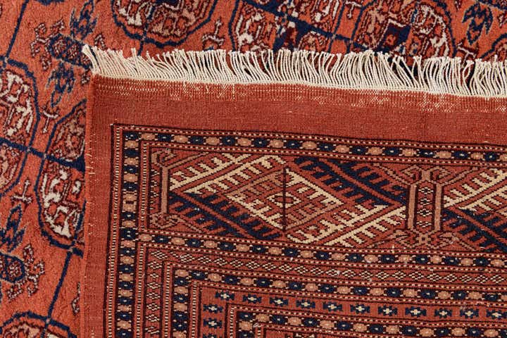 6' 3 x 10' 1 Hand Knotted Bokhara Oriental Wool Rug