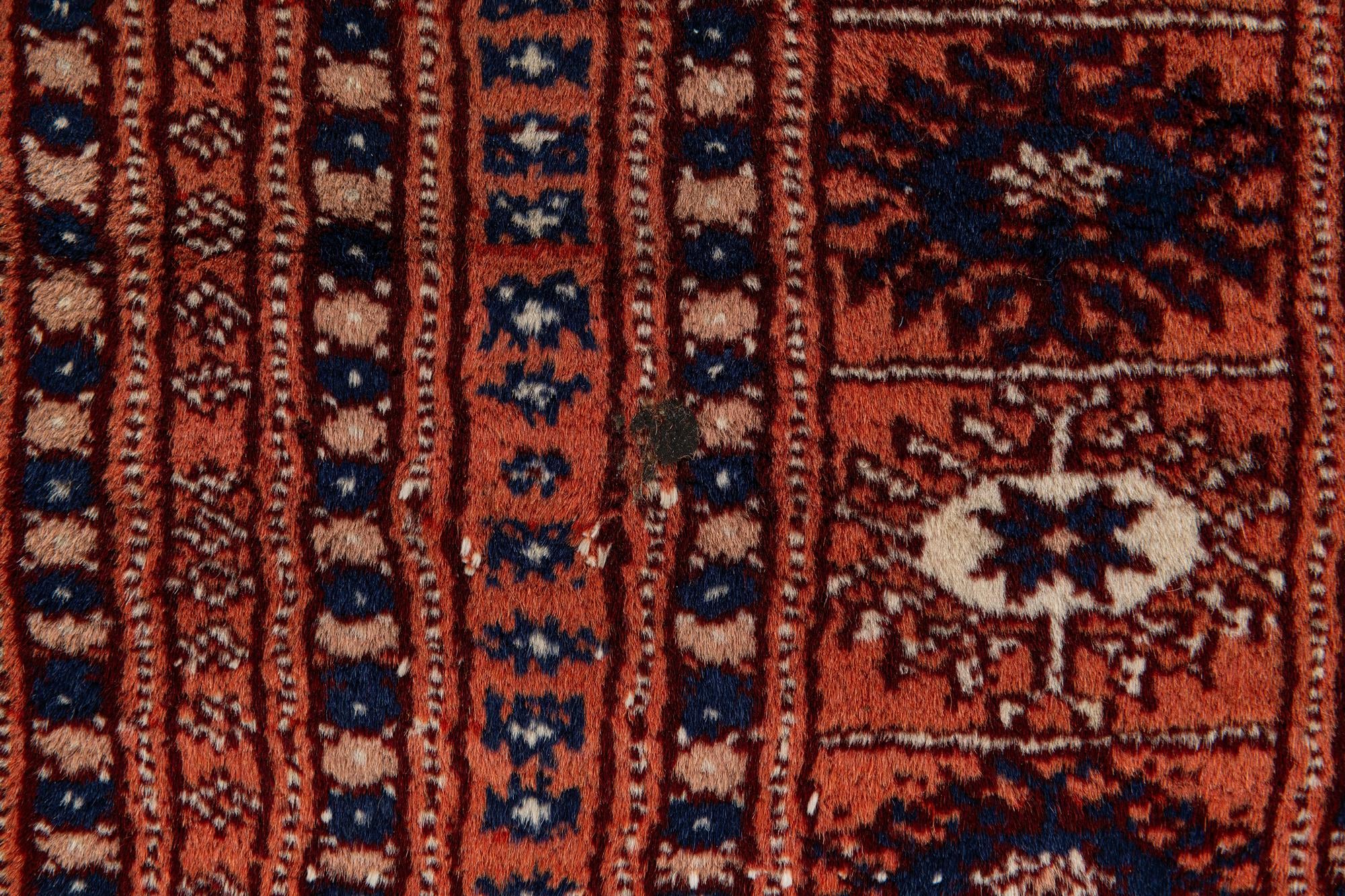 6' 3 x 10' 1 Hand Knotted Bokhara Oriental Wool Rug