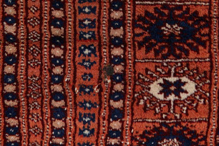 6' 3 x 10' 1 Hand Knotted Bokhara Oriental Wool Rug