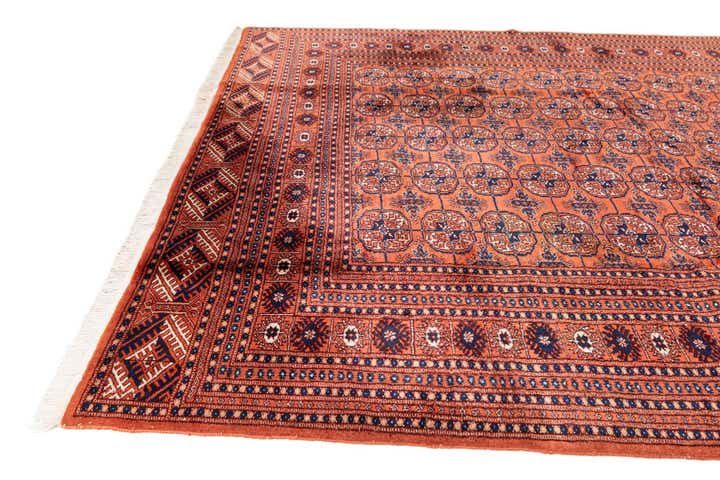 6' 3 x 10' 1 Hand Knotted Bokhara Oriental Wool Rug