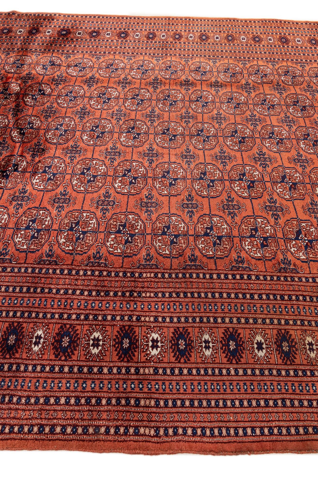 6' 3 x 10' 1 Hand Knotted Bokhara Oriental Wool Rug