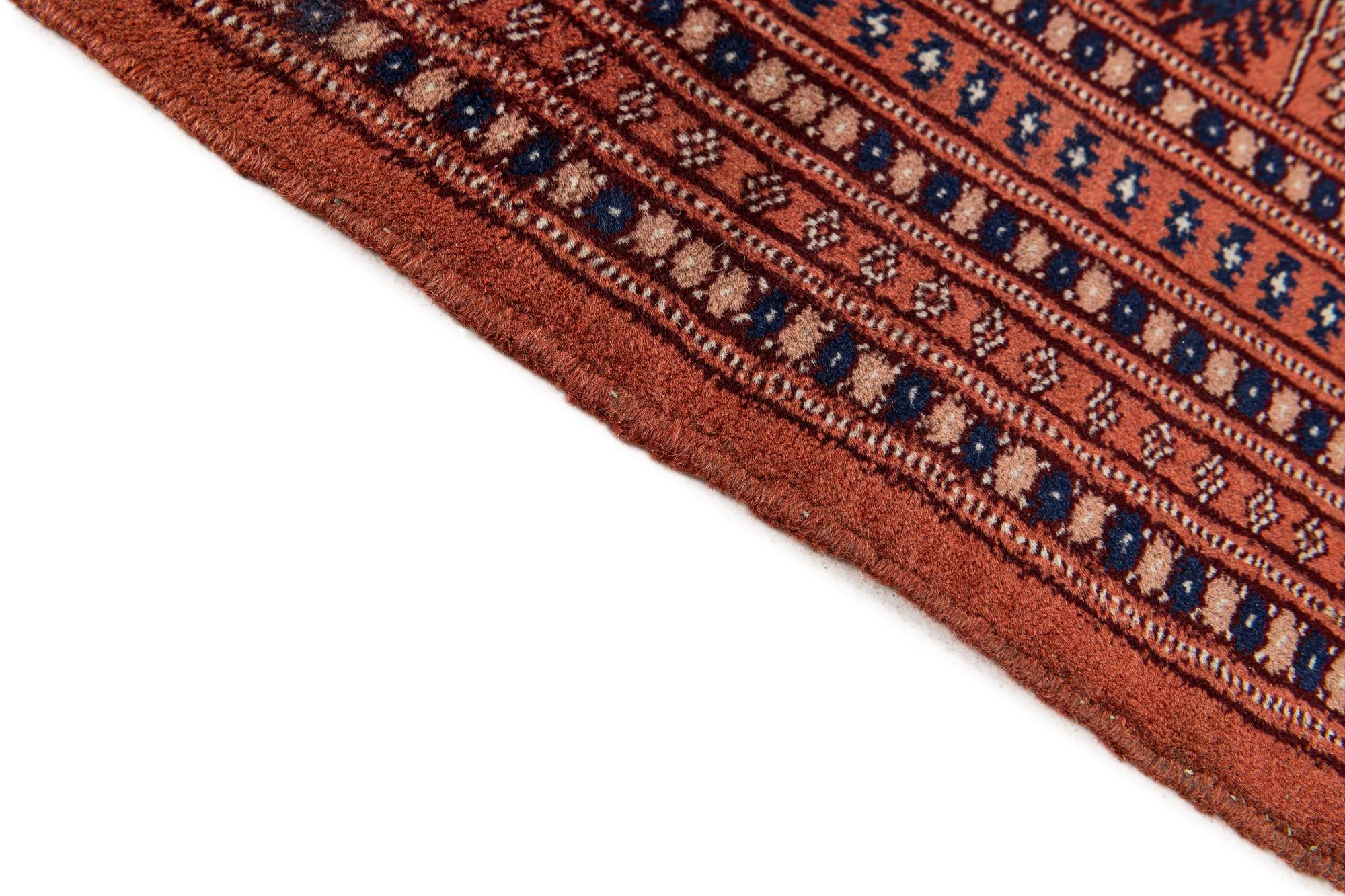 6' 3 x 10' 1 Hand Knotted Bokhara Oriental Wool Rug
