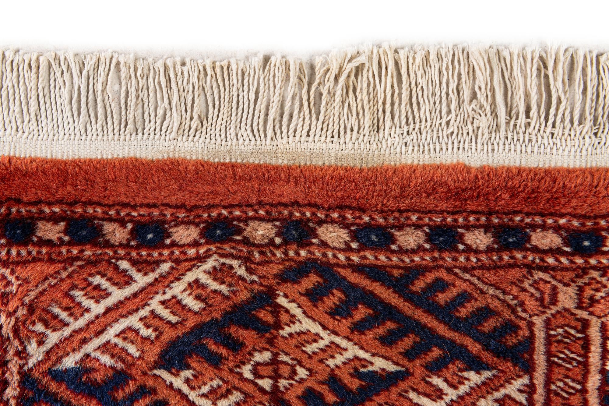 6' 3 x 10' 1 Hand Knotted Bokhara Oriental Wool Rug