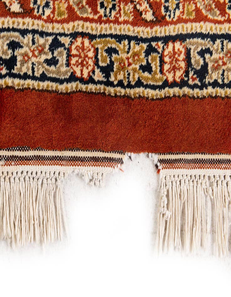 Detail image of 8' 5 x 10'  Hand Knotted Bokhara Oriental Wool Rug