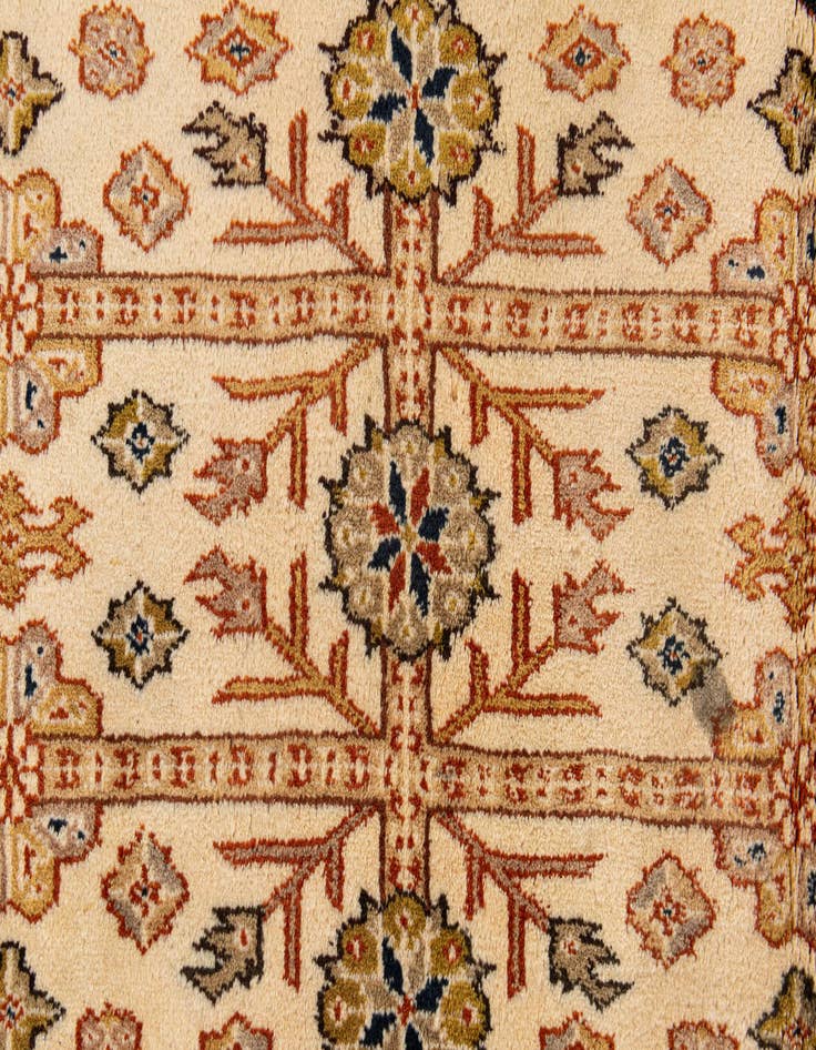 Detail image of 8' 5 x 10'  Hand Knotted Bokhara Oriental Wool Rug