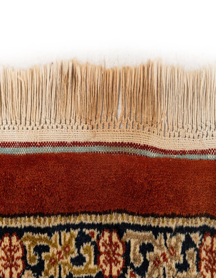 Detail image of 8' 5 x 10'  Hand Knotted Bokhara Oriental Wool Rug