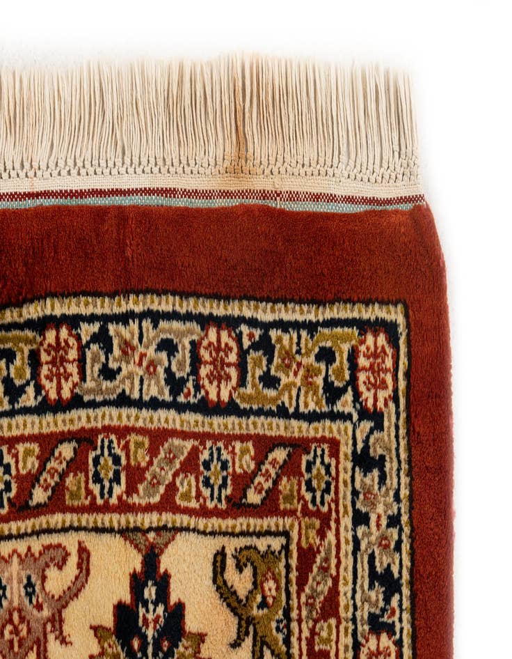 Detail image of 8' 5 x 10'  Hand Knotted Bokhara Oriental Wool Rug